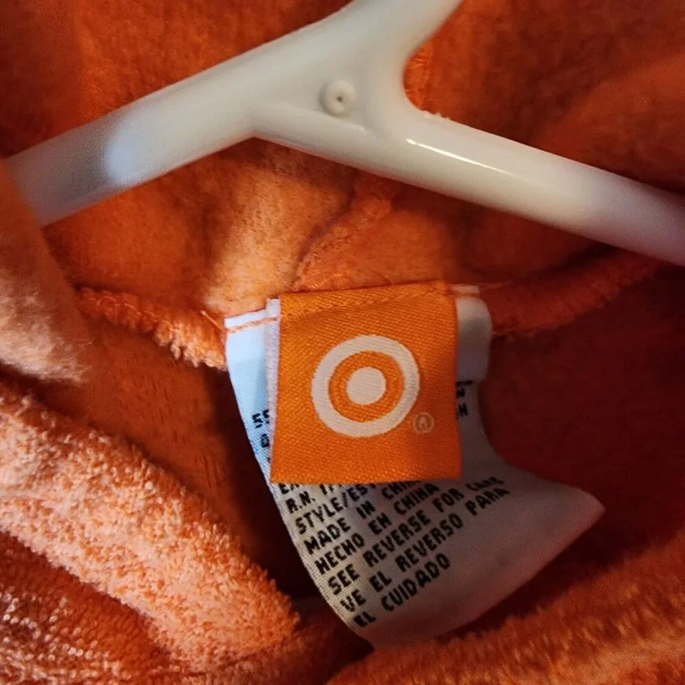Target‎ Baby 2 Piece Outfit Set Hoodie/Footie Pants Terrycloth Lil Pumpkin Sz 6M